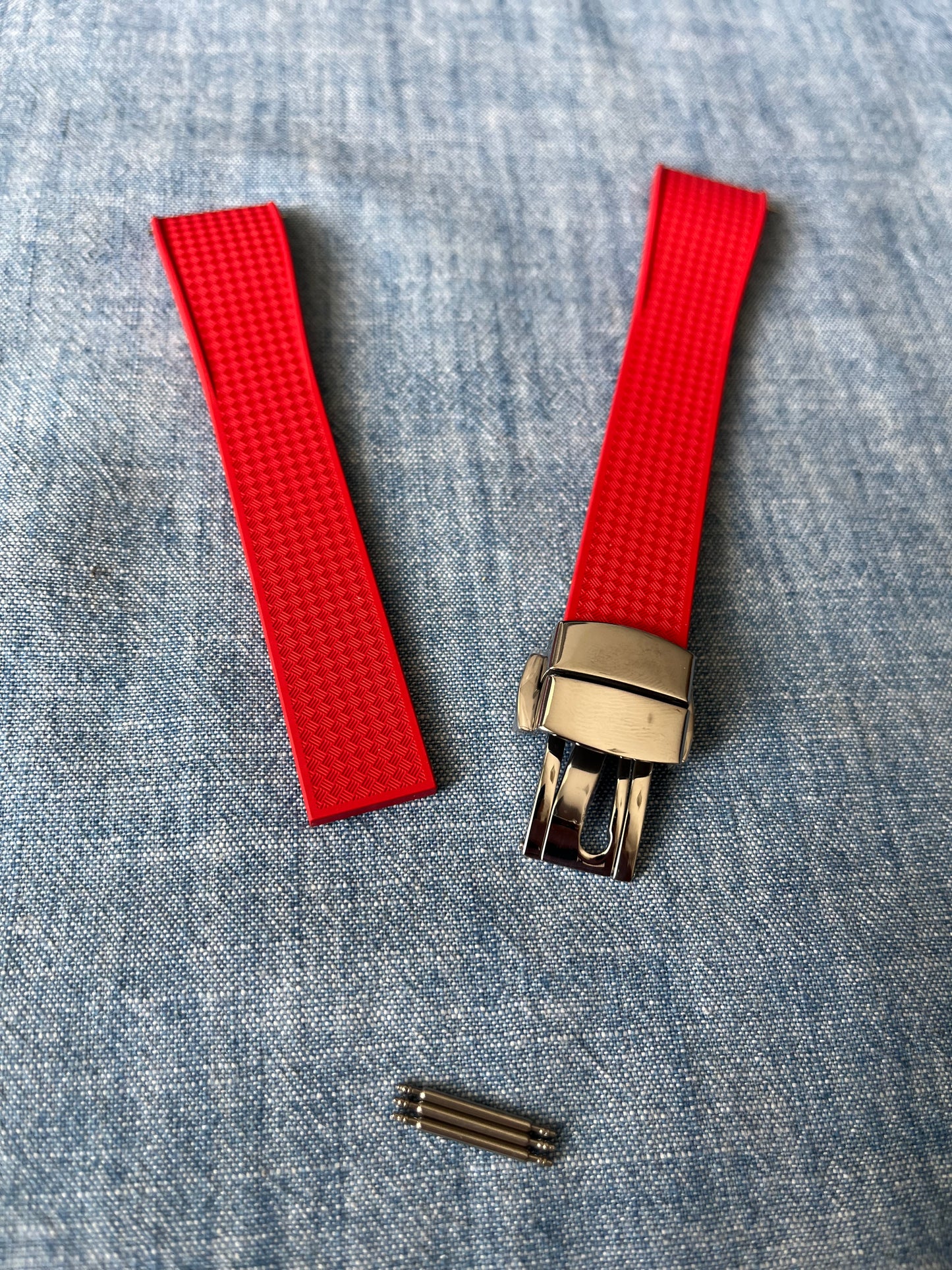 Cutty Sark Cut-to-size FKM Strap - Red