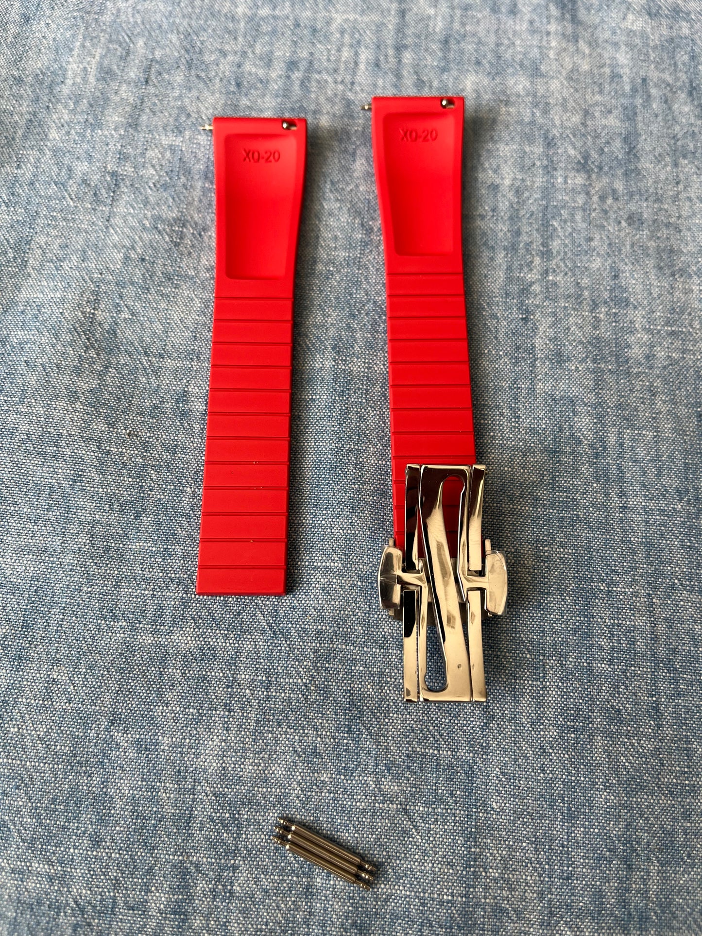 Cutty Sark Cut-to-size FKM Strap - Red