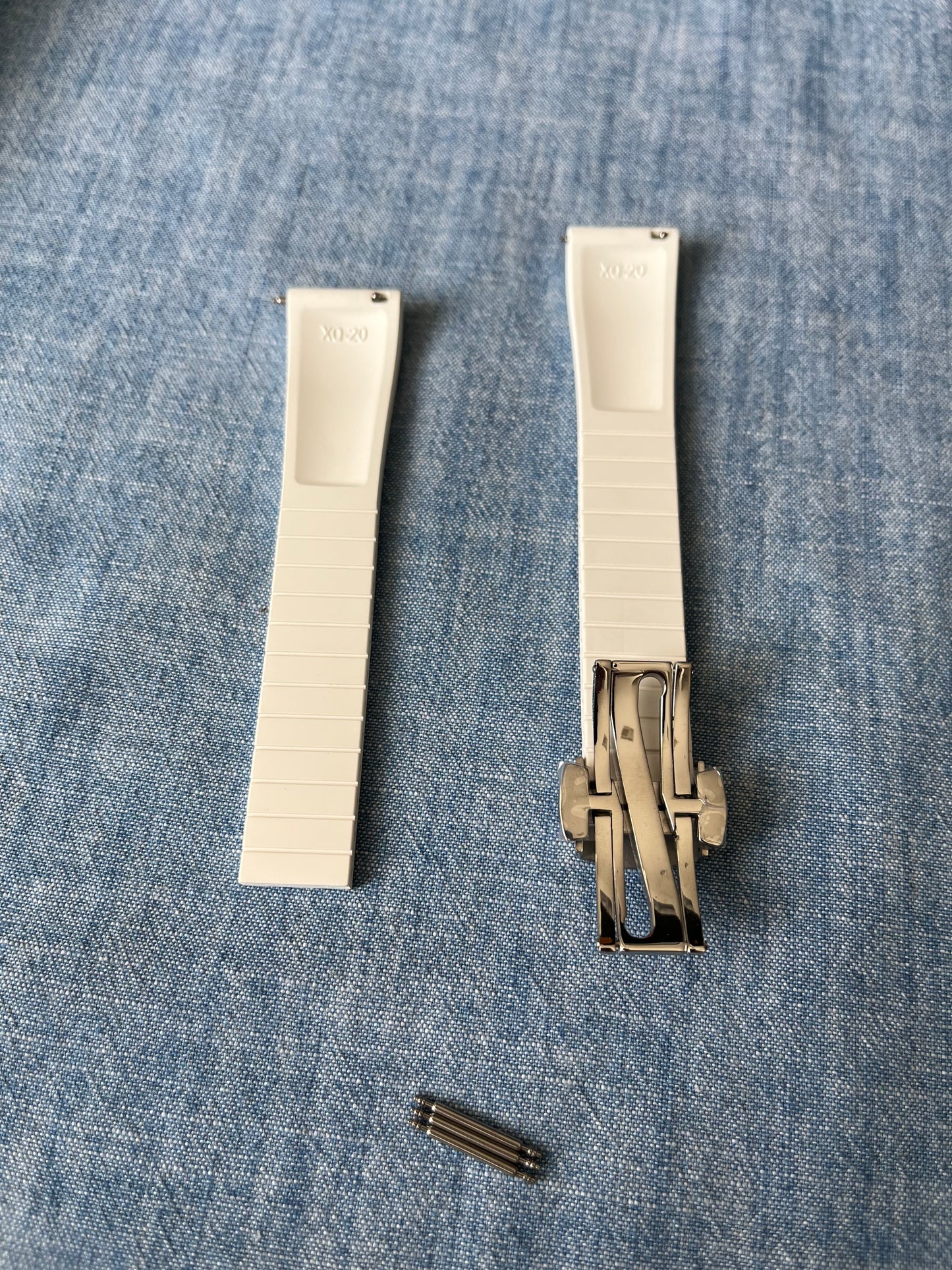Cutty Sark Cut-to-size FKM Strap - White