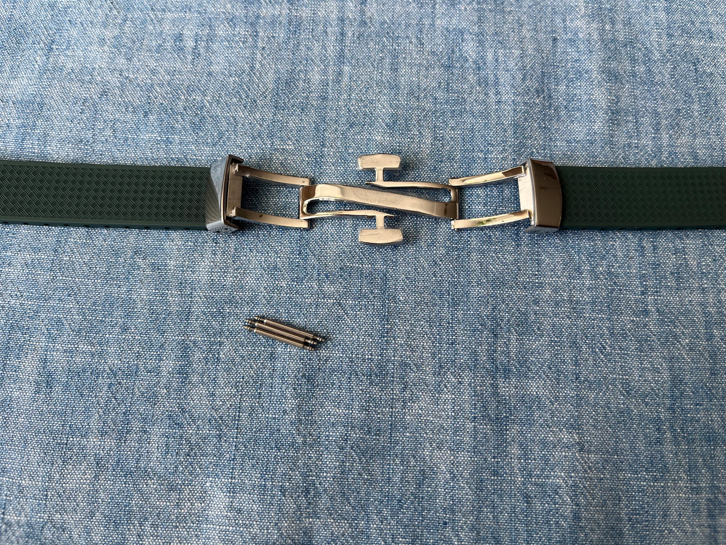 Cutty Sark Cut-to-size FKM Strap - Dark Green