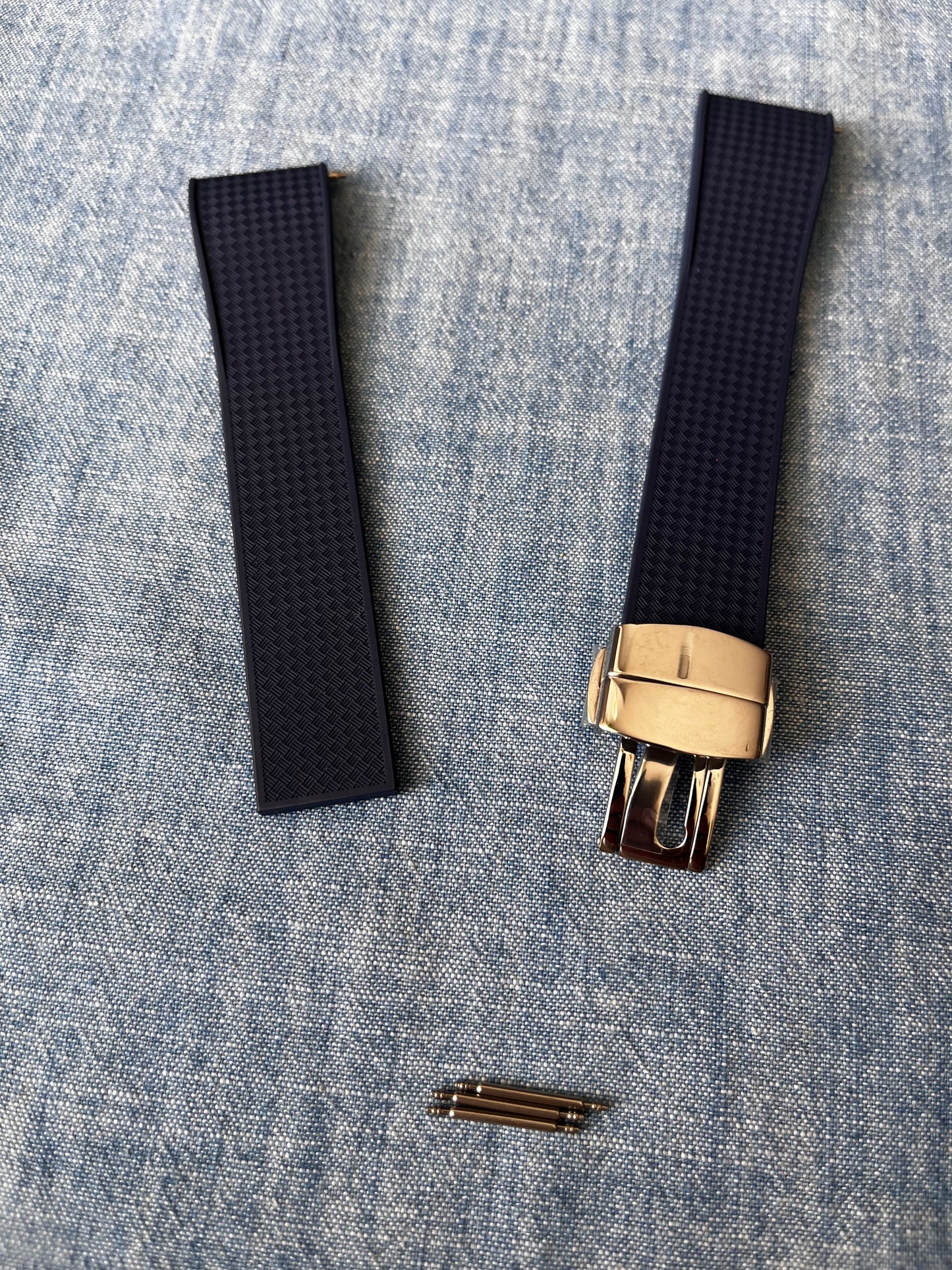 Cutty Sark Cut-to-size FKM Strap - Navy