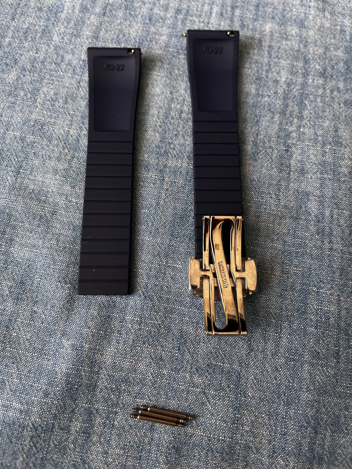 Cutty Sark Cut-to-size FKM Strap - Navy