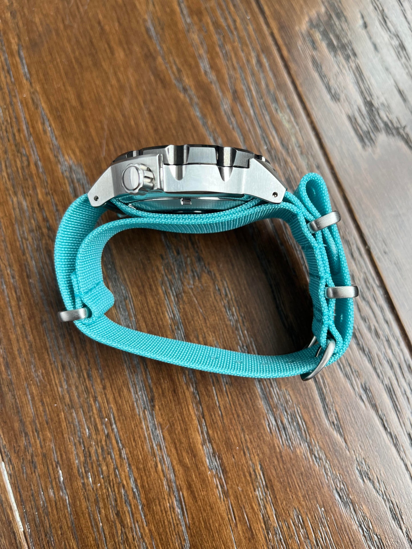 Baby Back Ribbed Strap - "Tiff" Blue
