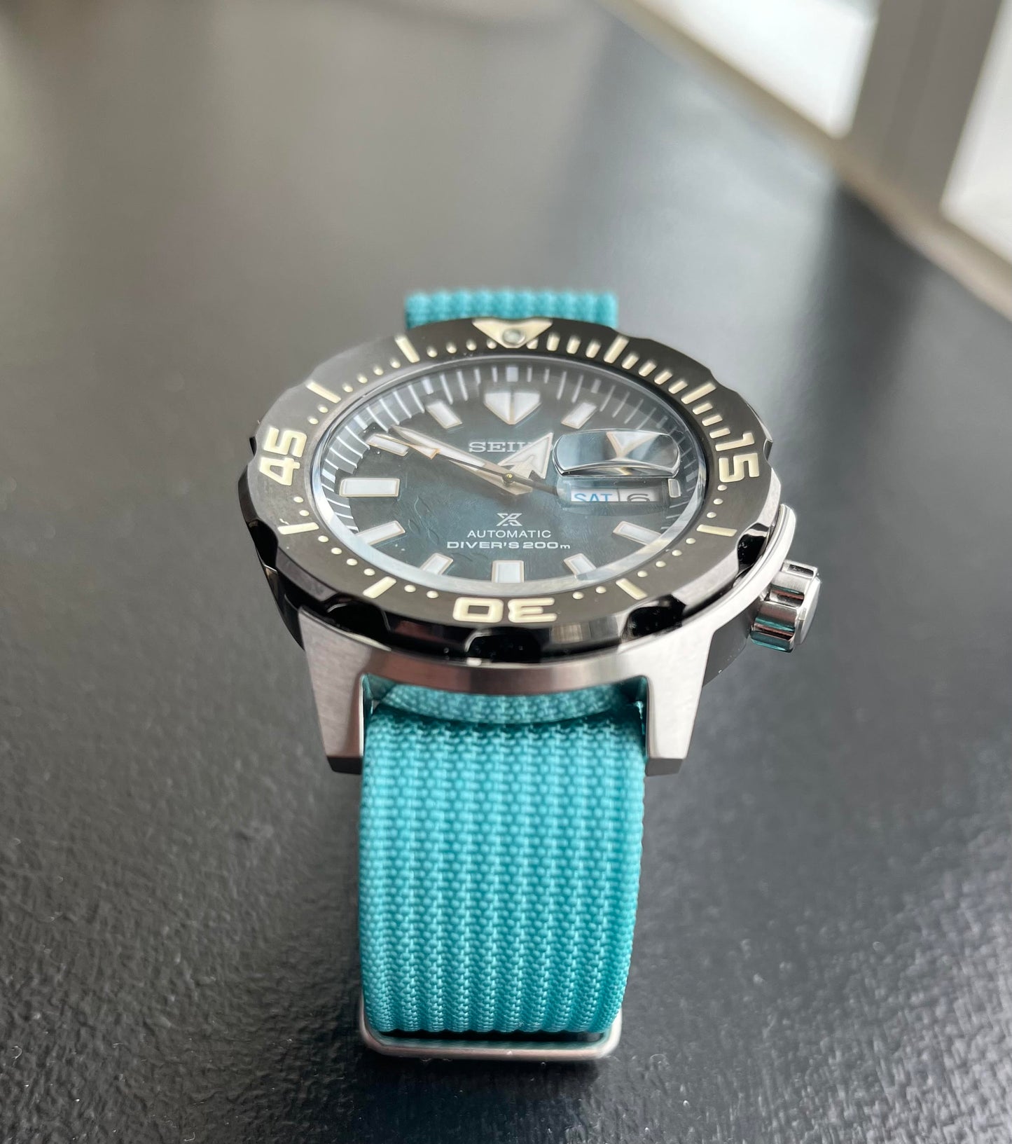 Baby Back Ribbed Strap - "Tiff" Blue