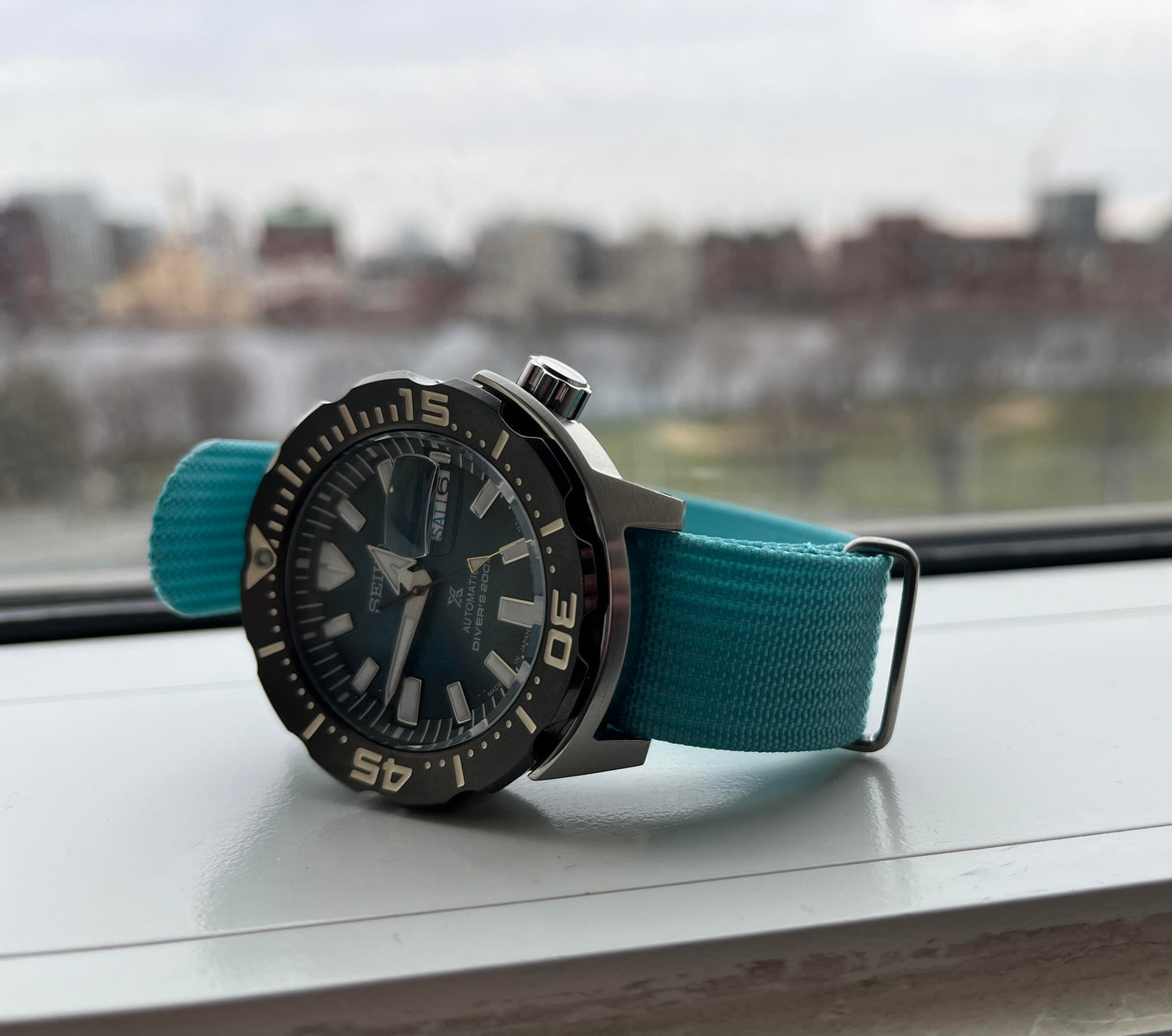 Baby Back Ribbed Strap - "Tiff" Blue