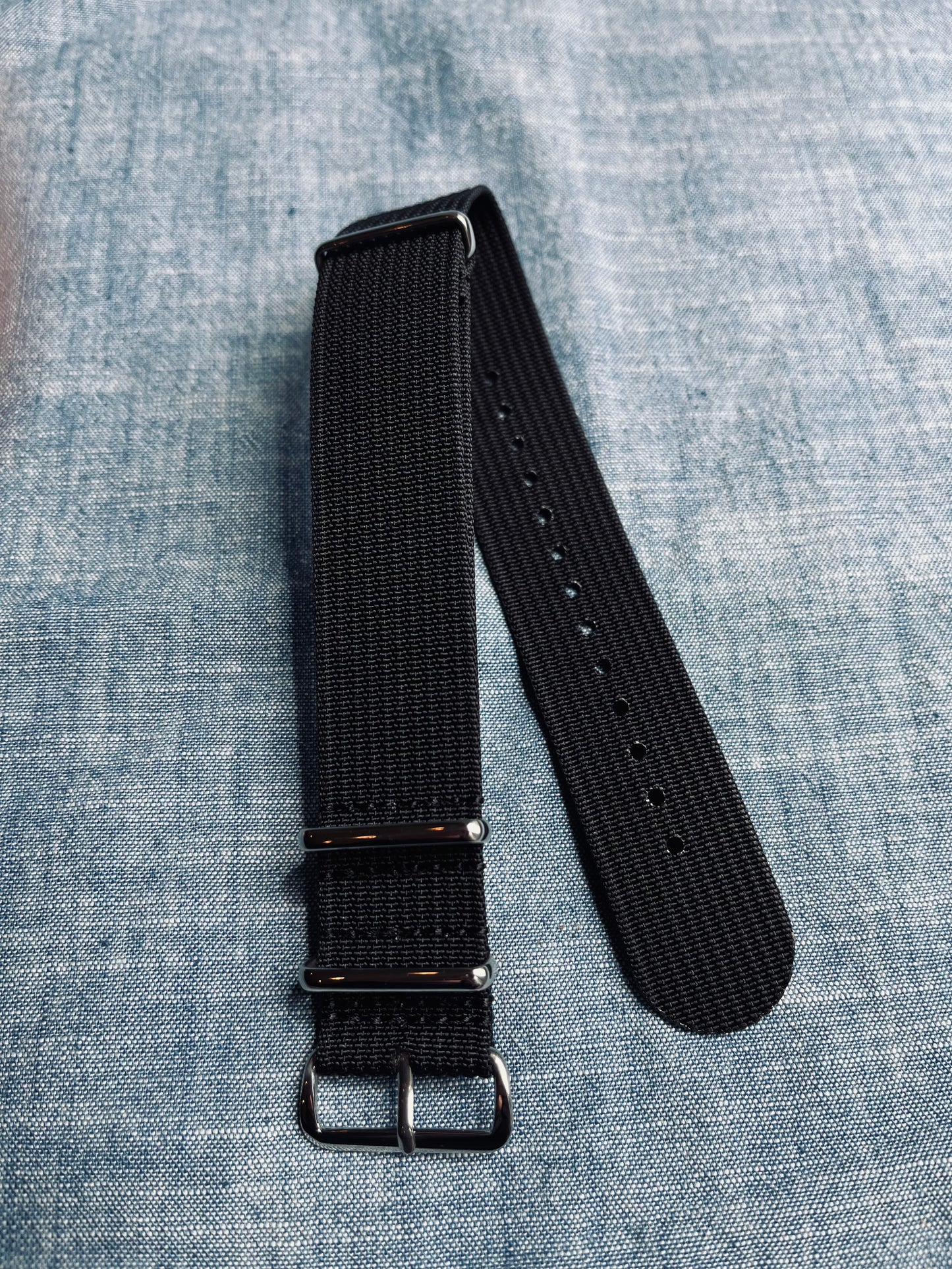 Baby Back Ribbed Strap - Black