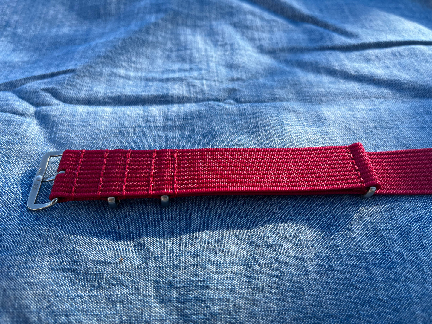 Baby Back Ribbed Strap - Raspberry