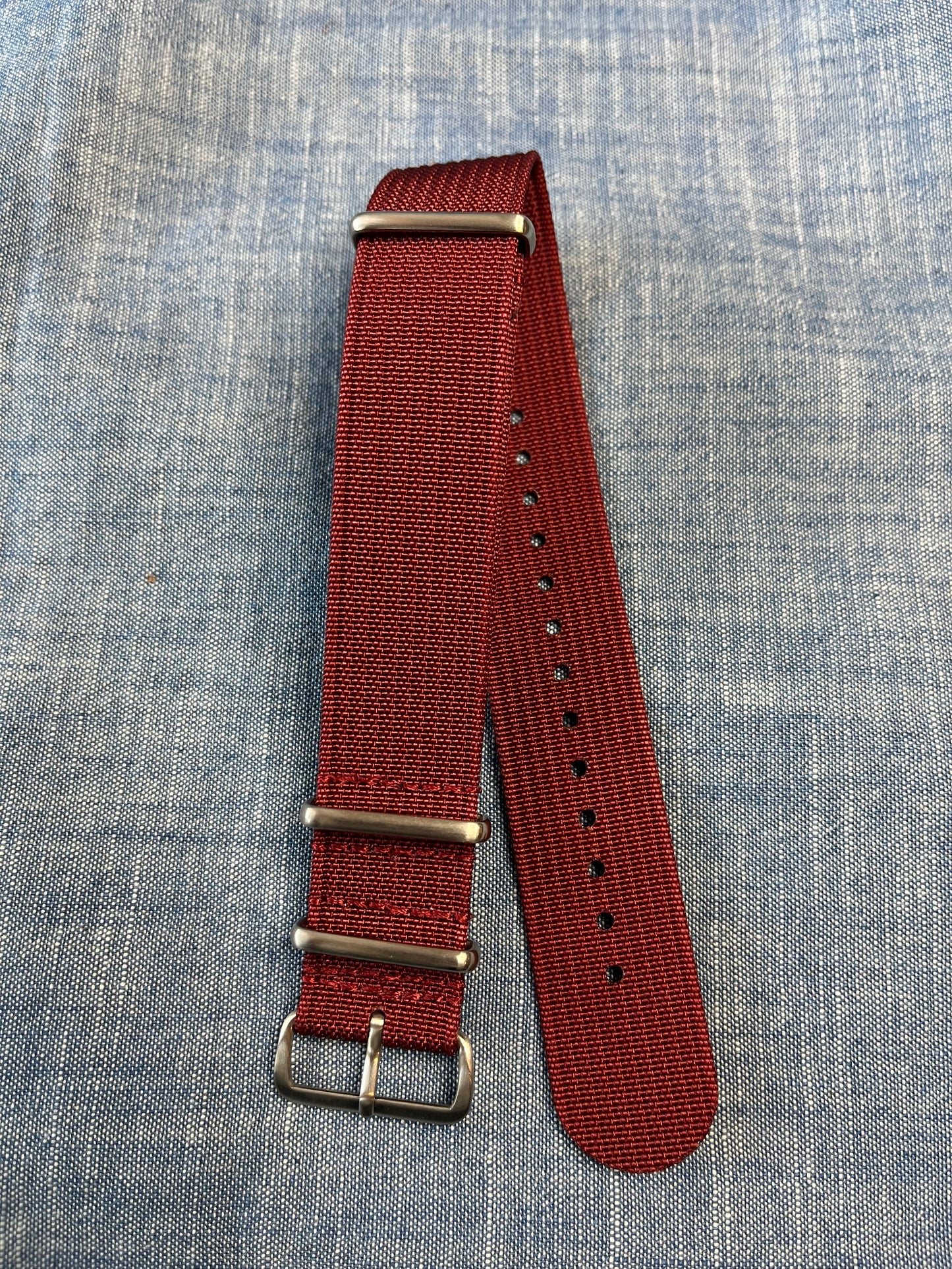 Baby Back Ribbed Strap - Crimson