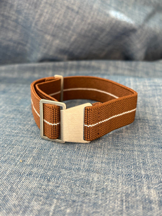 Froggy Strap - Brown / White