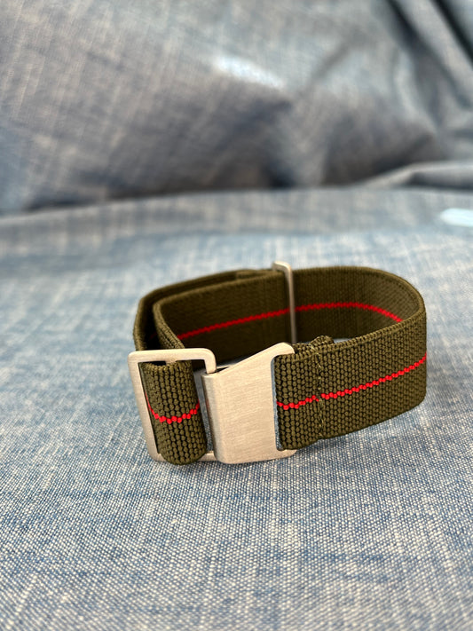 Froggy Strap - Dark Green / Red