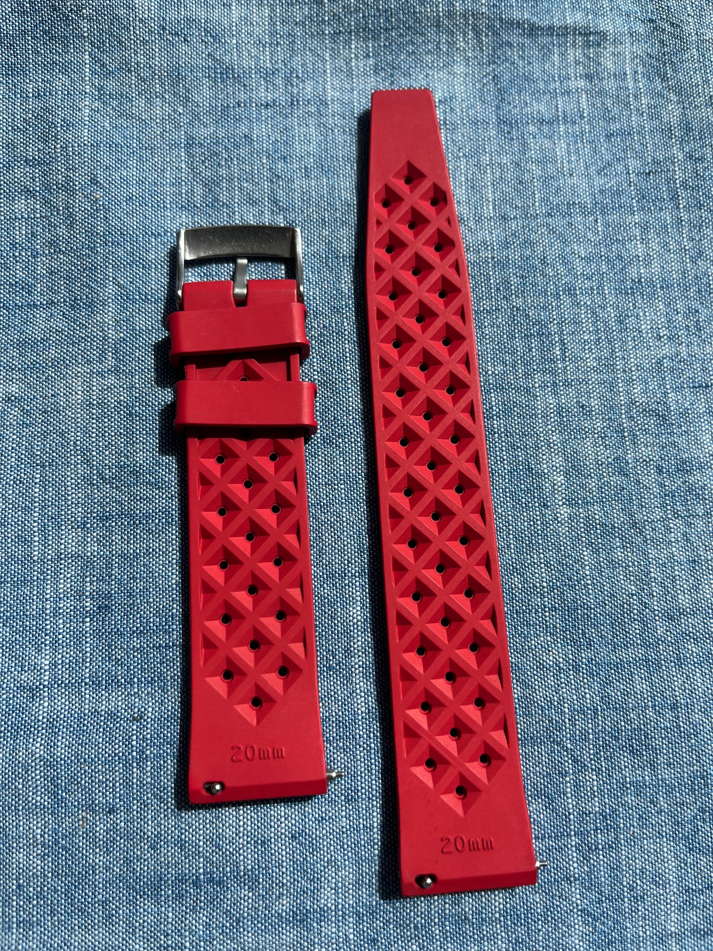 Tropical Island FKM Strap - Red