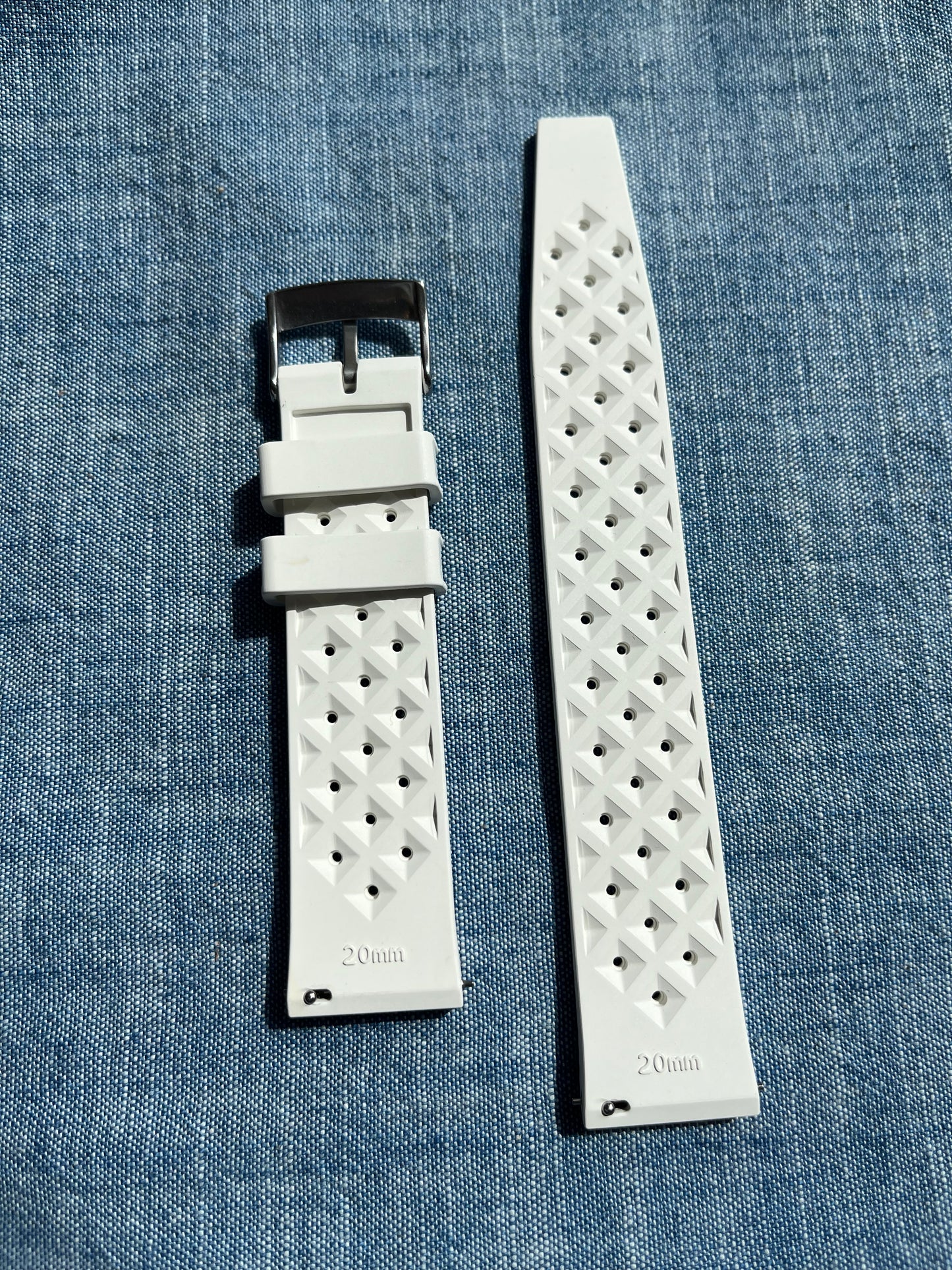 Tropical Island FKM Strap - White