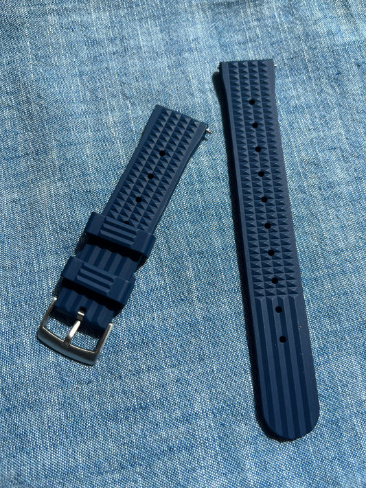 Waffle House FKM Strap - Navy