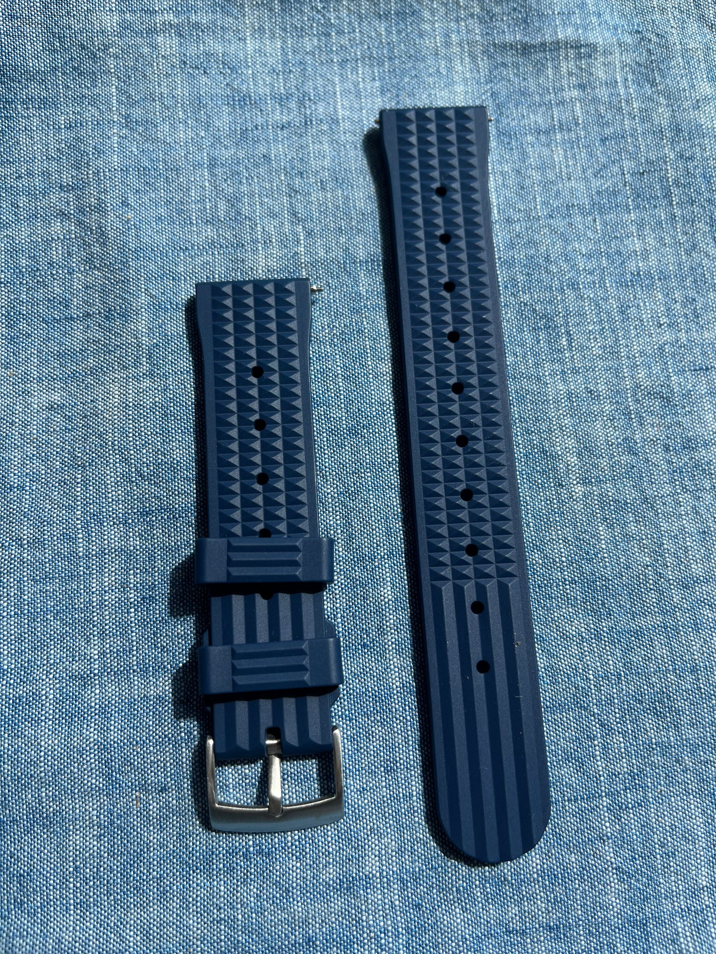 Waffle House FKM Strap - Navy