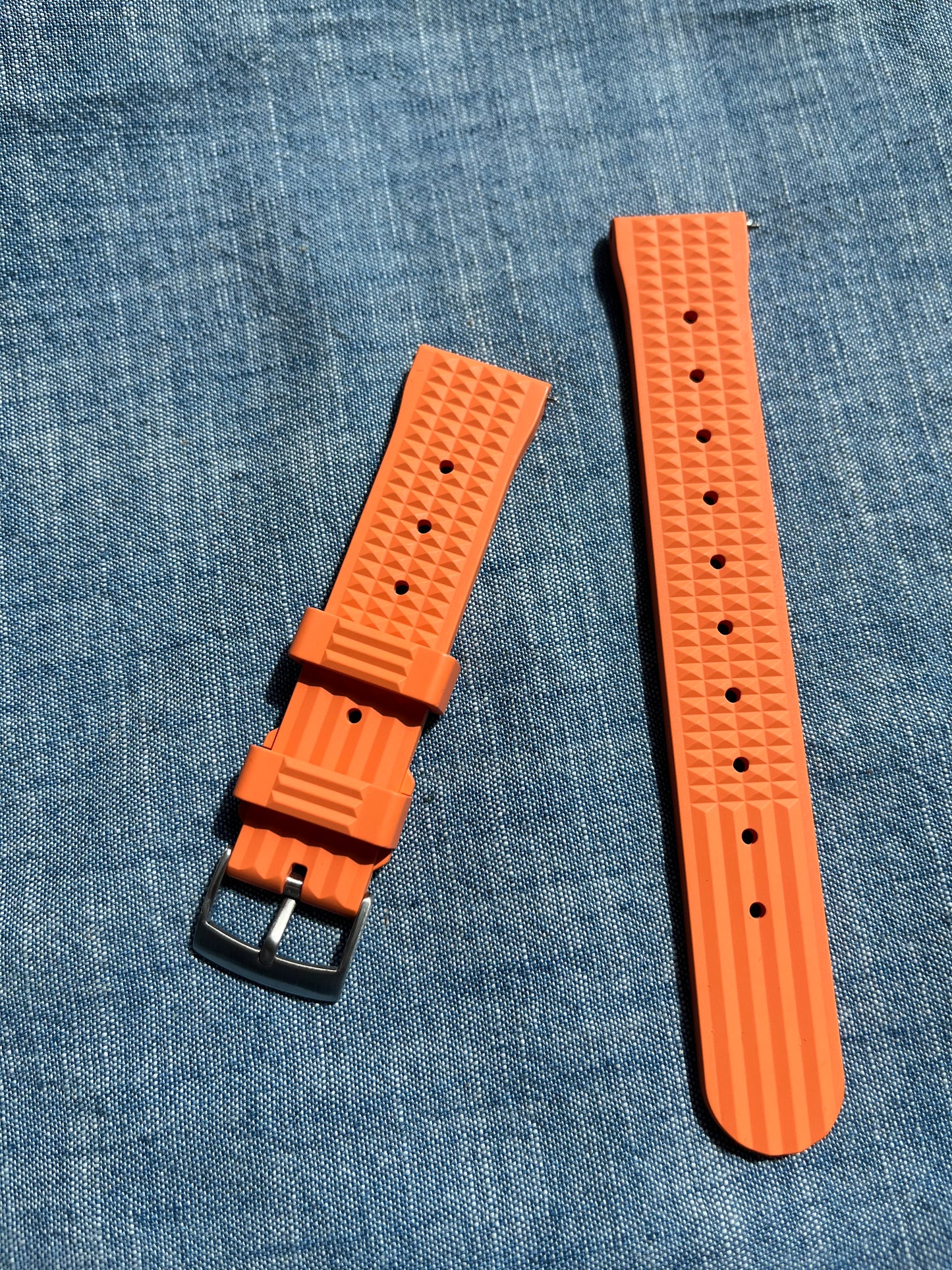 Waffle House FKM Strap - Orange