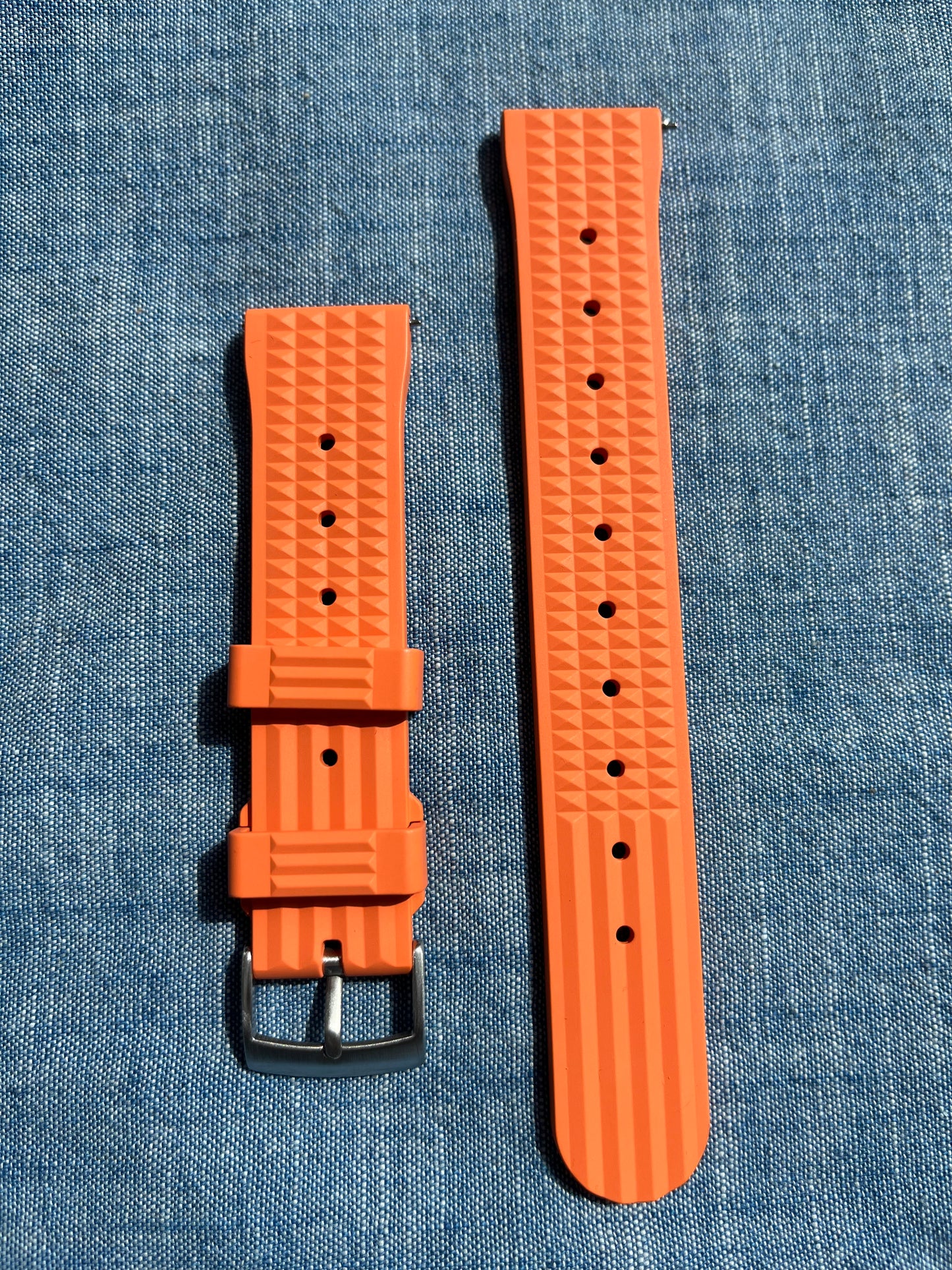 Waffle House FKM Strap - Orange