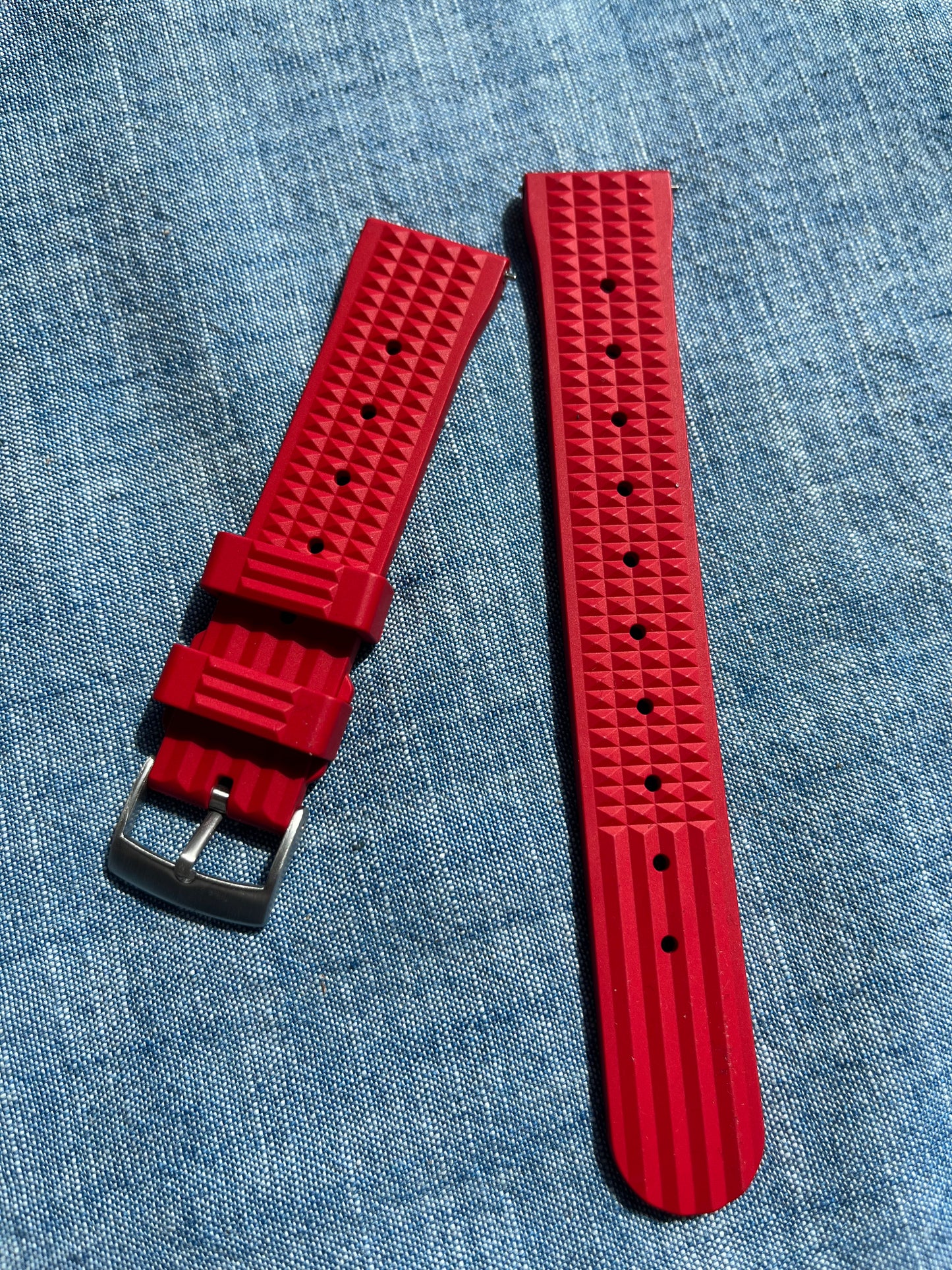 Waffle House FKM Strap - Red