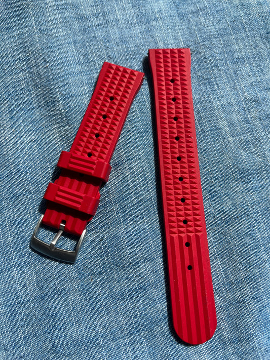 Waffle House FKM Strap - Red