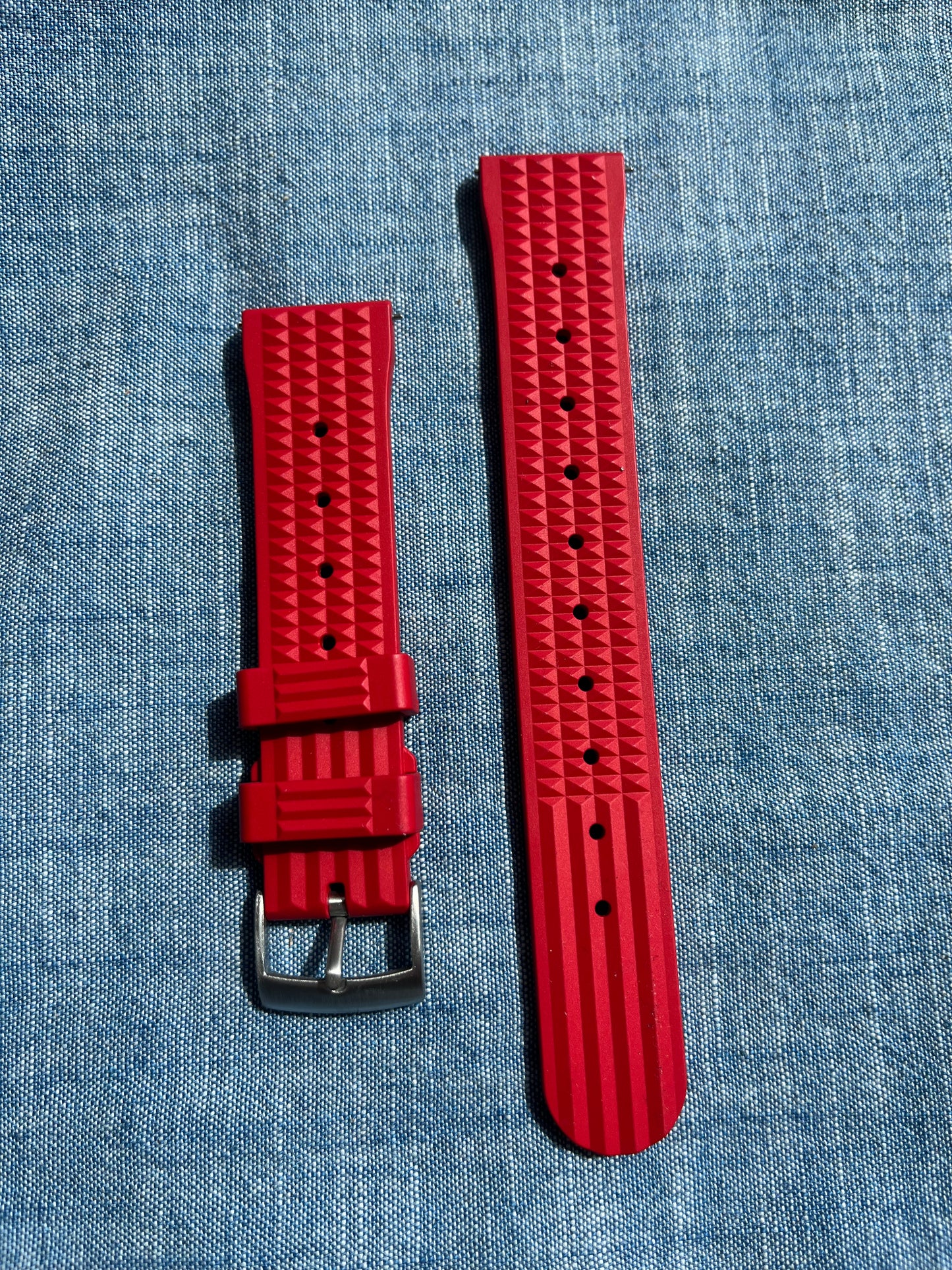 Waffle House FKM Strap - Red