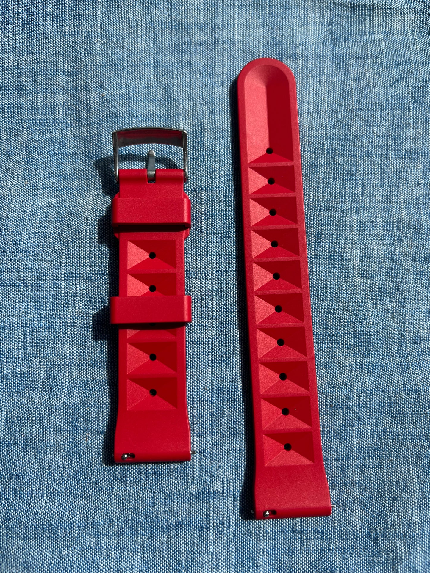 Waffle House FKM Strap - Red