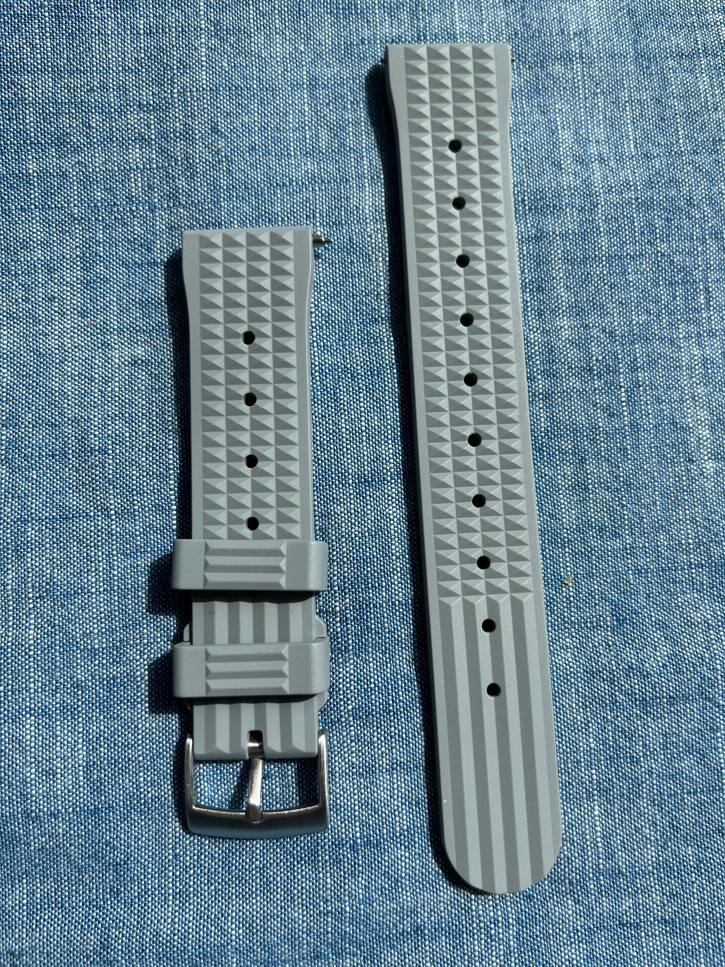 Waffle House FKM Strap - Grey