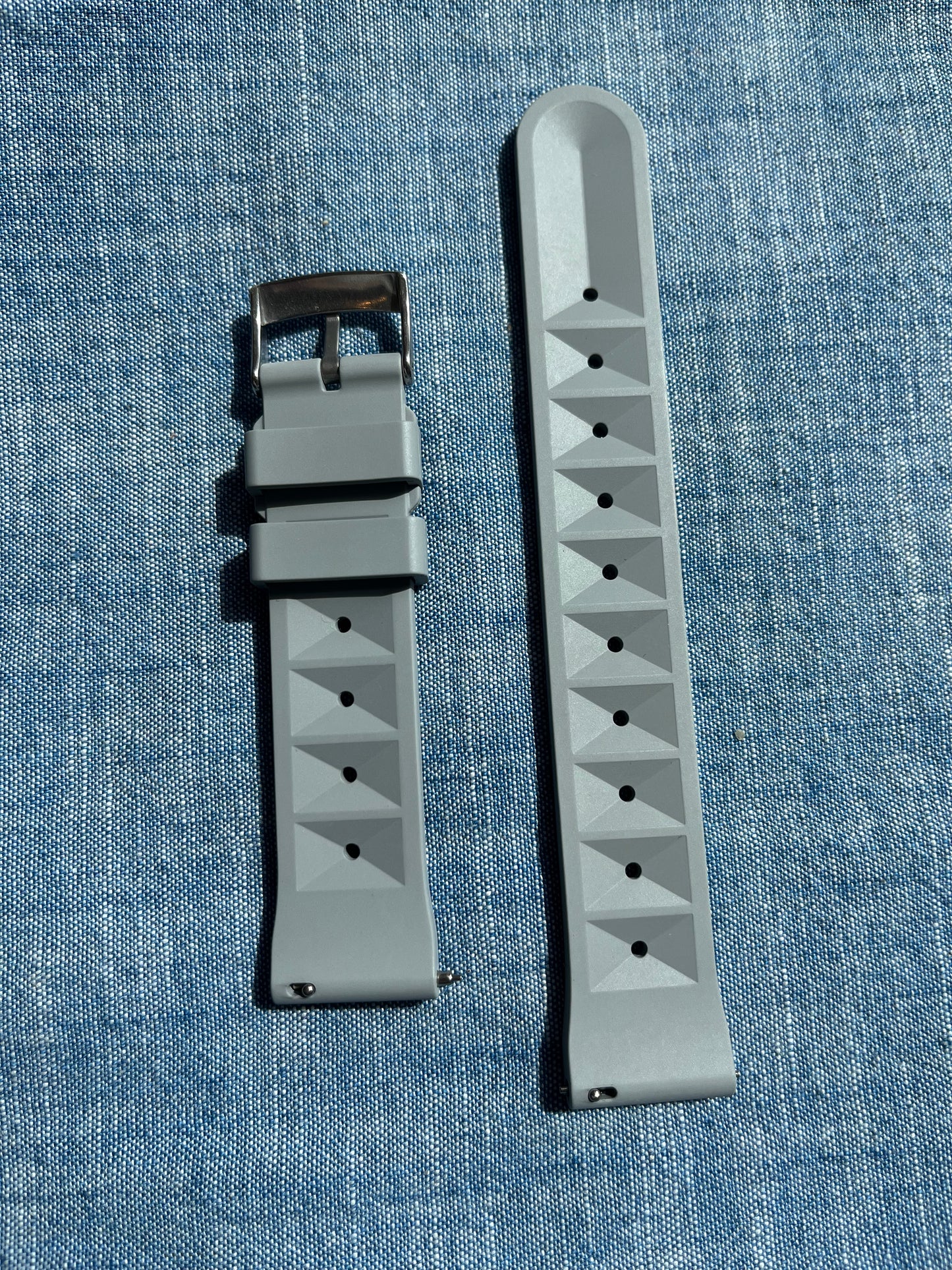 Waffle House FKM Strap - Grey