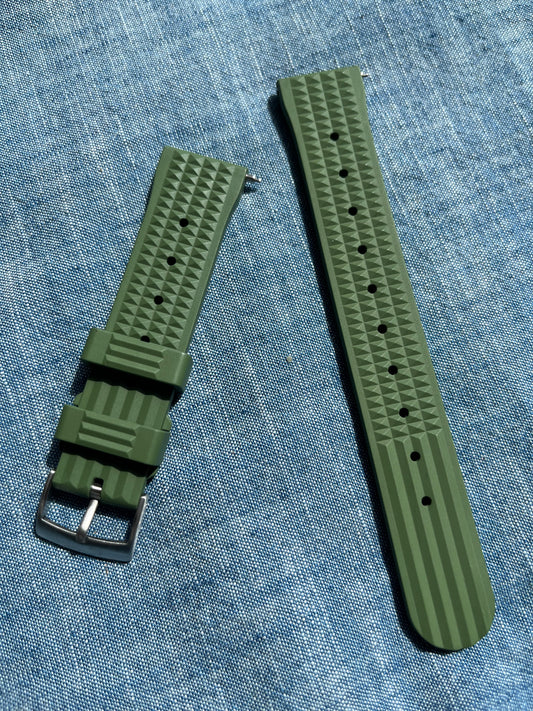 Waffle House FKM Strap - Green