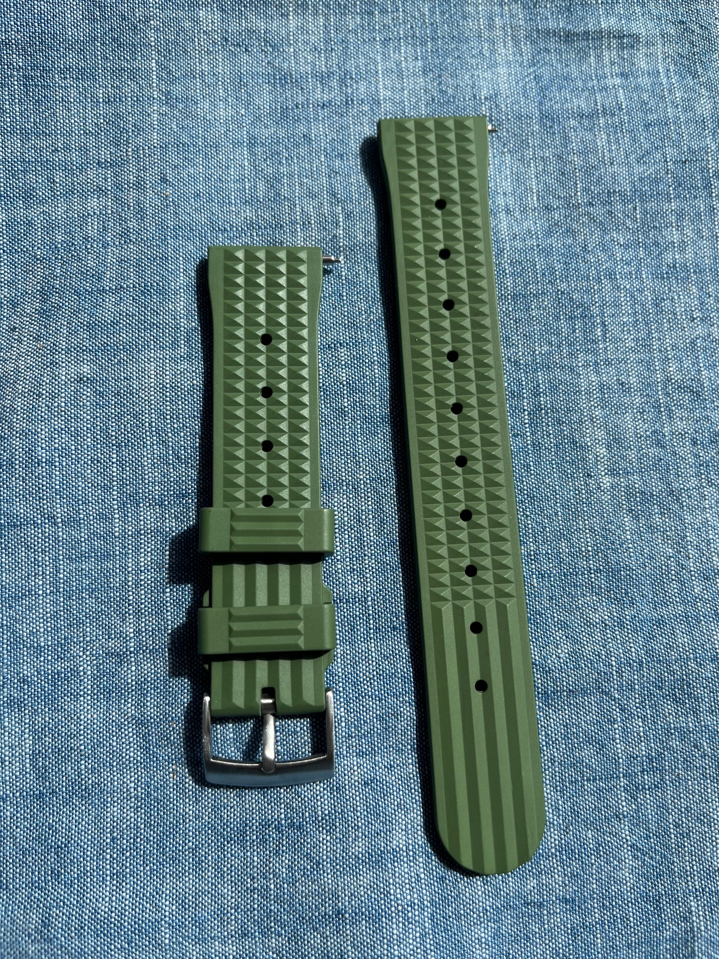 Waffle House FKM Strap - Green