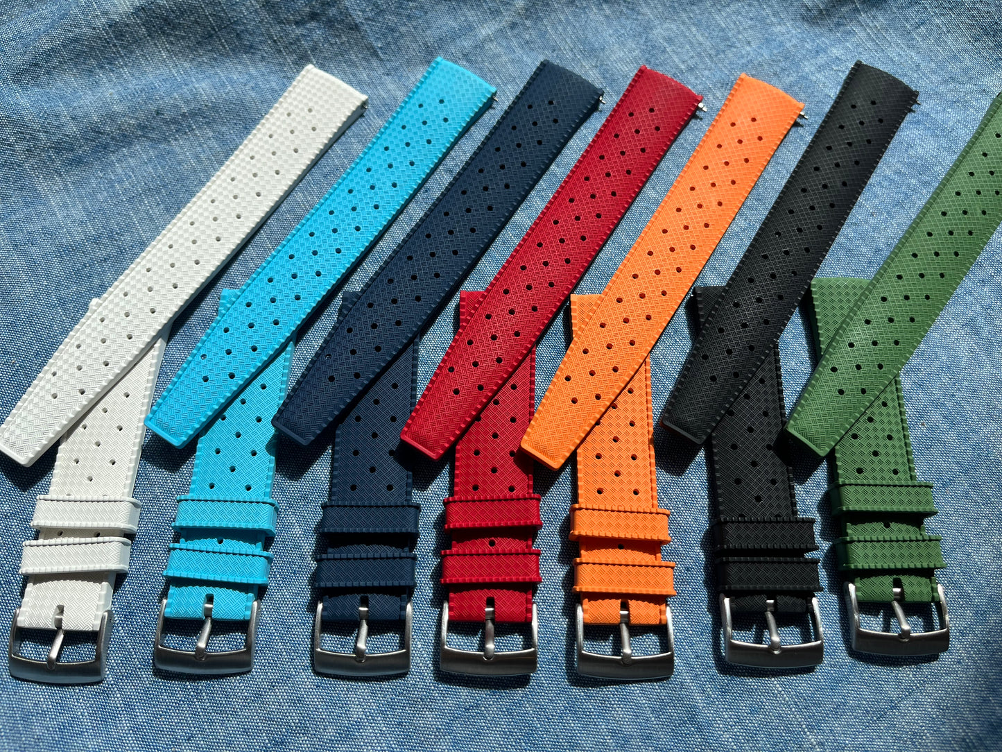 Tropical Island FKM Strap - Navy